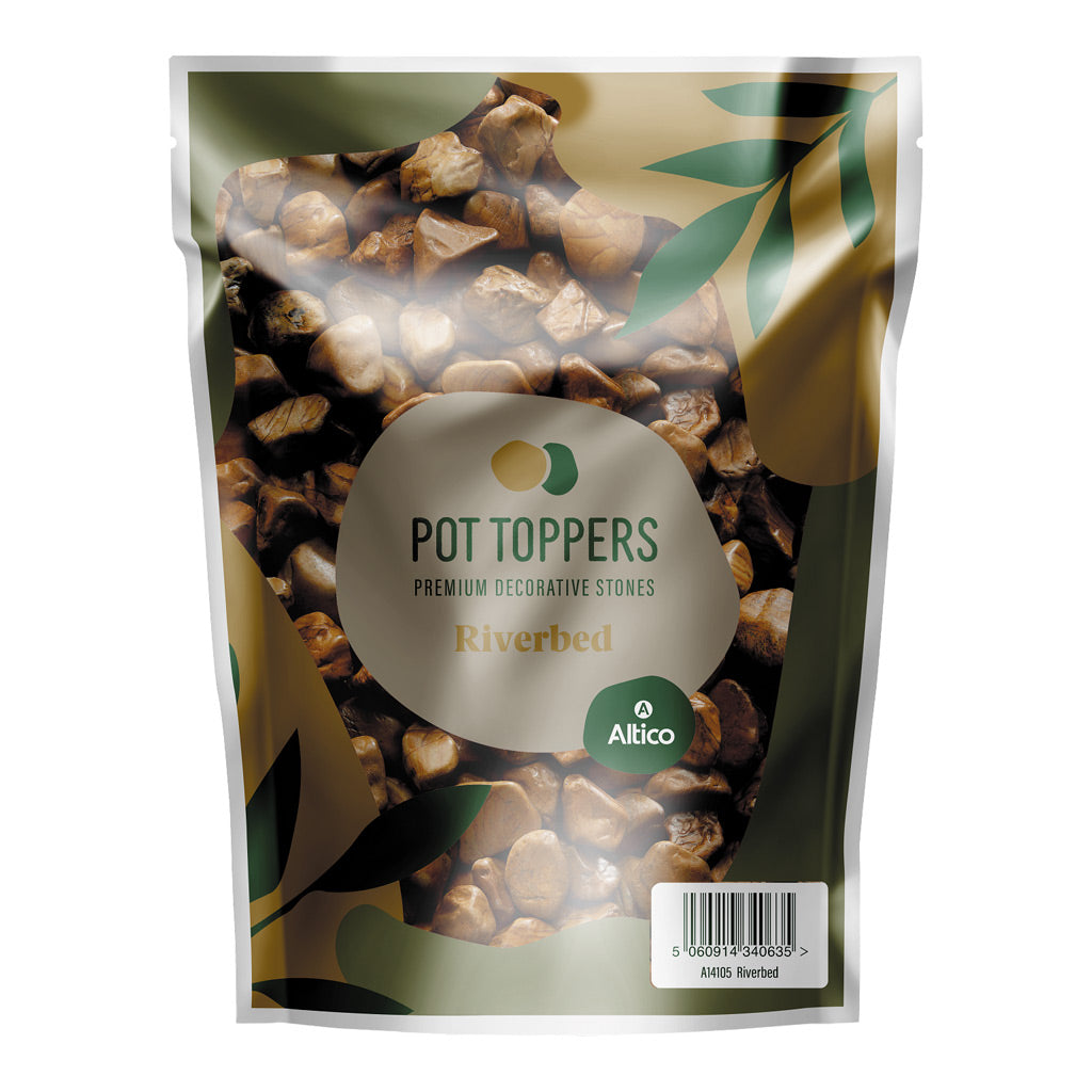 Stone Pot Topper Pouch Riverbed Premium Decorative Stones