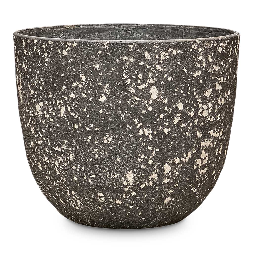 Sudetes Couple Planter Rustic Anthracite 36x30cm