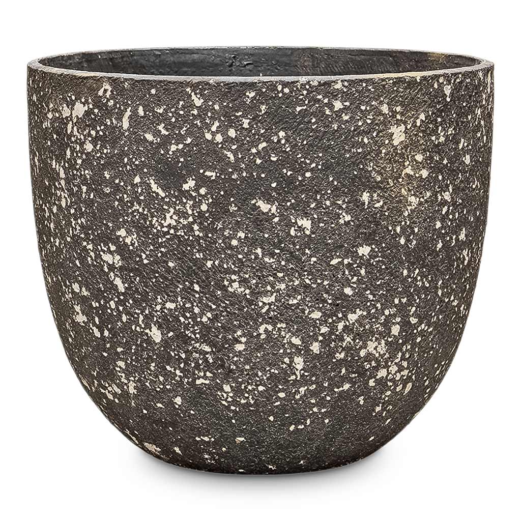 Sudetes Couple Planter Rustic Anthracite 45x38cm