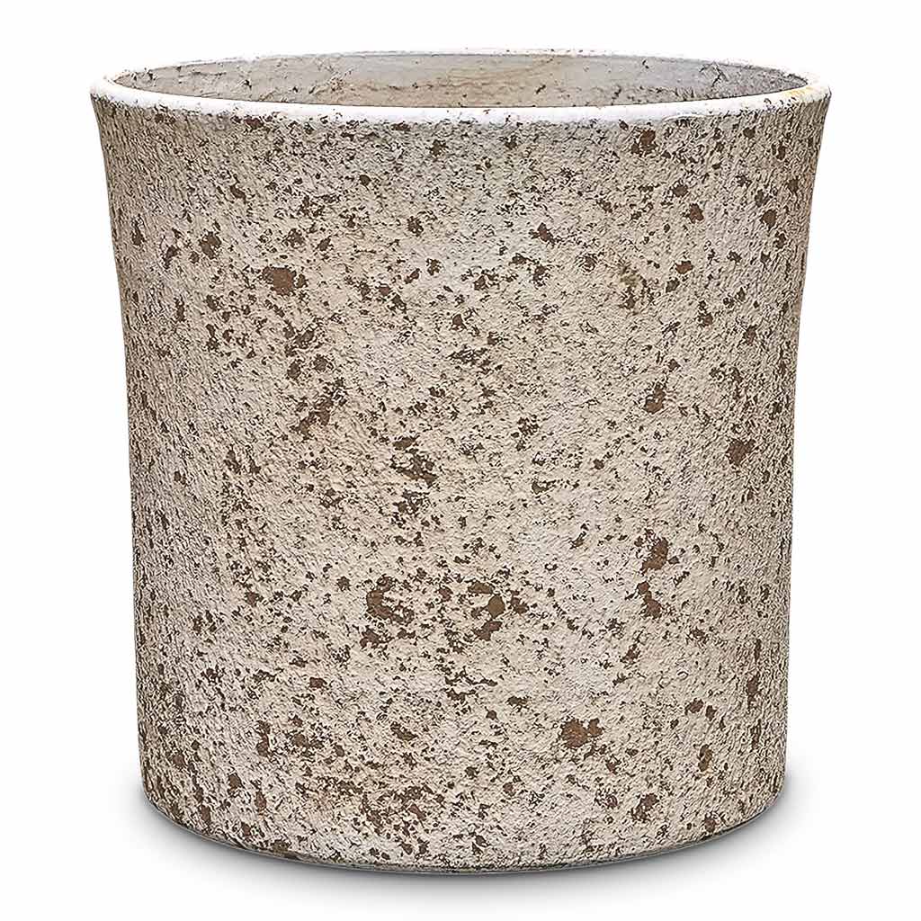Sudetes Cylinder Planter Rustic Beige 31x31cm