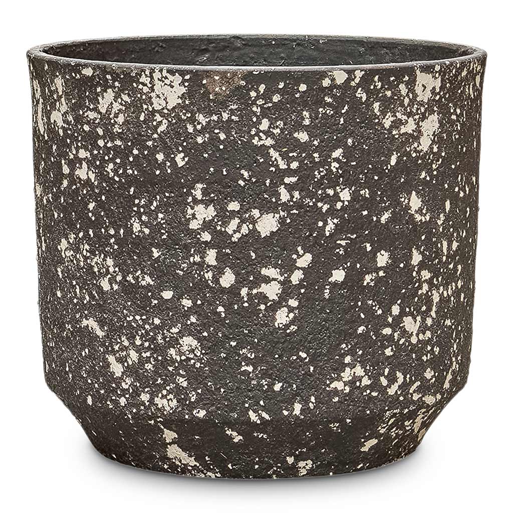 Sudetes Darcy Planter Rustic Anthracite 31x27cm