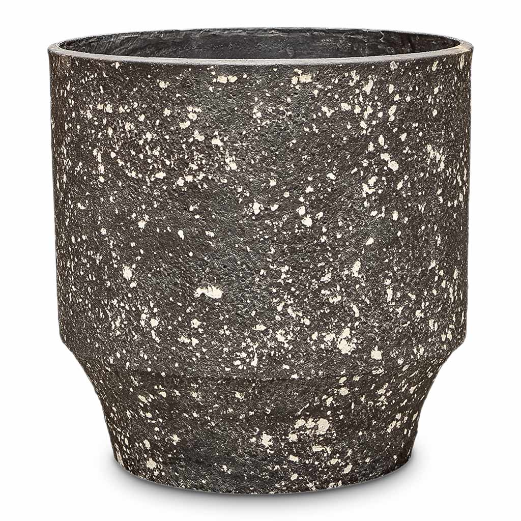 Sudetes Tube Planter Rustic Anthracite 41x41cm