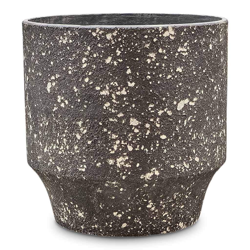 Sudetes Tube Planter Rustic Anthracite 47x47cm