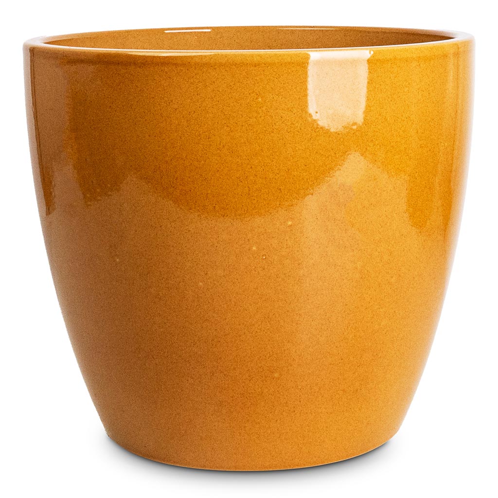 Sven Plant Pot - Mustard 33x28cm