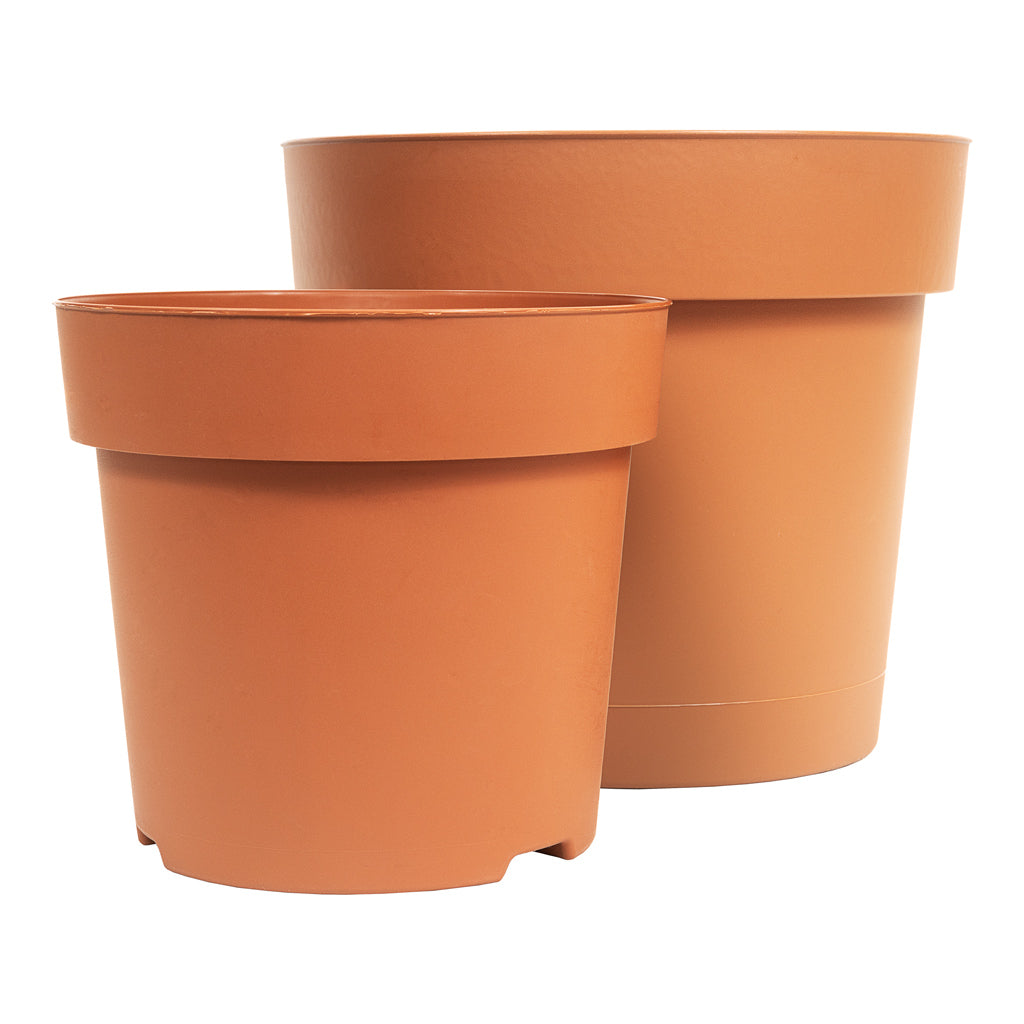 terracotta plastic plant pots Houseplant Grow Pot - Terracotta Colour - Recycled Plastic | Hortology