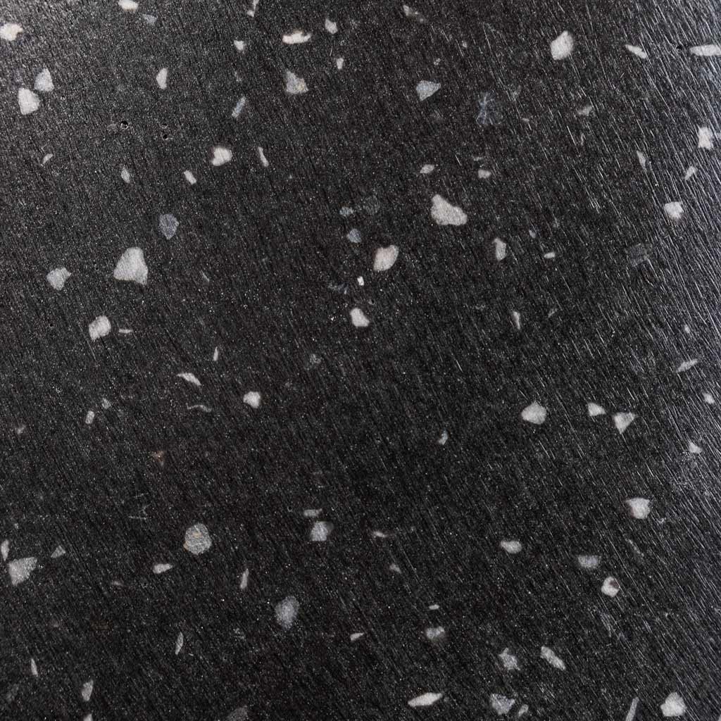 Terrazzo Cylinder Planter - Black