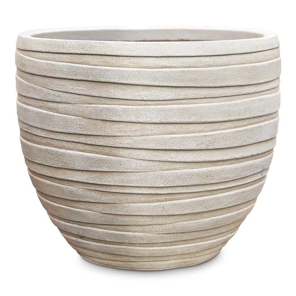 Tornado Couple Planter Beige 36x32cm