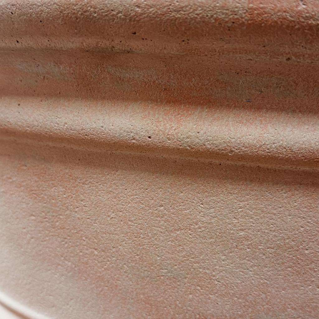 Treasure Kyra Planter Brick Orange Close Up