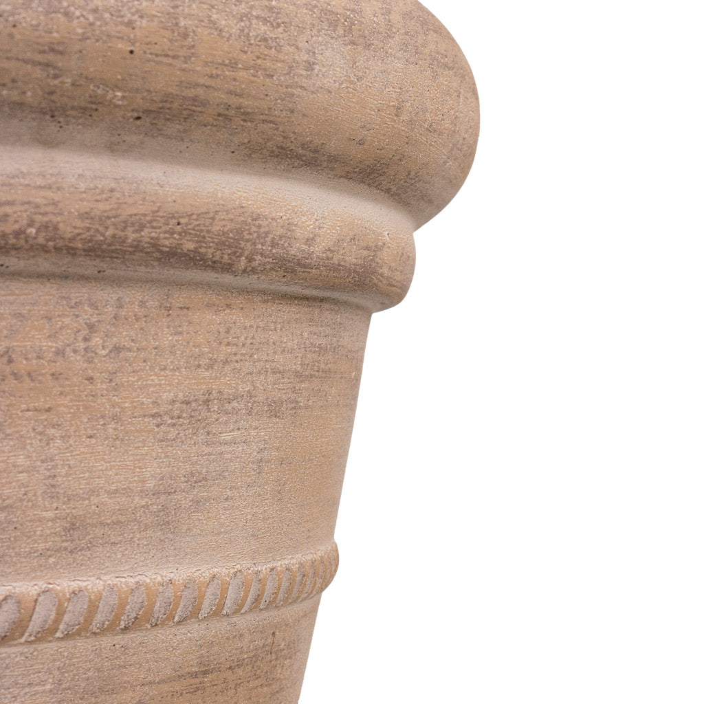 Treasure Selena Planter - Chalk Beige Top Edge