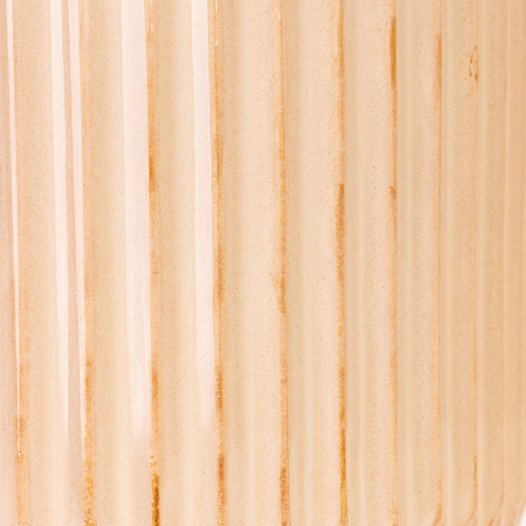 Willow Ribbed Pot Sepia 15x13cm plant pot