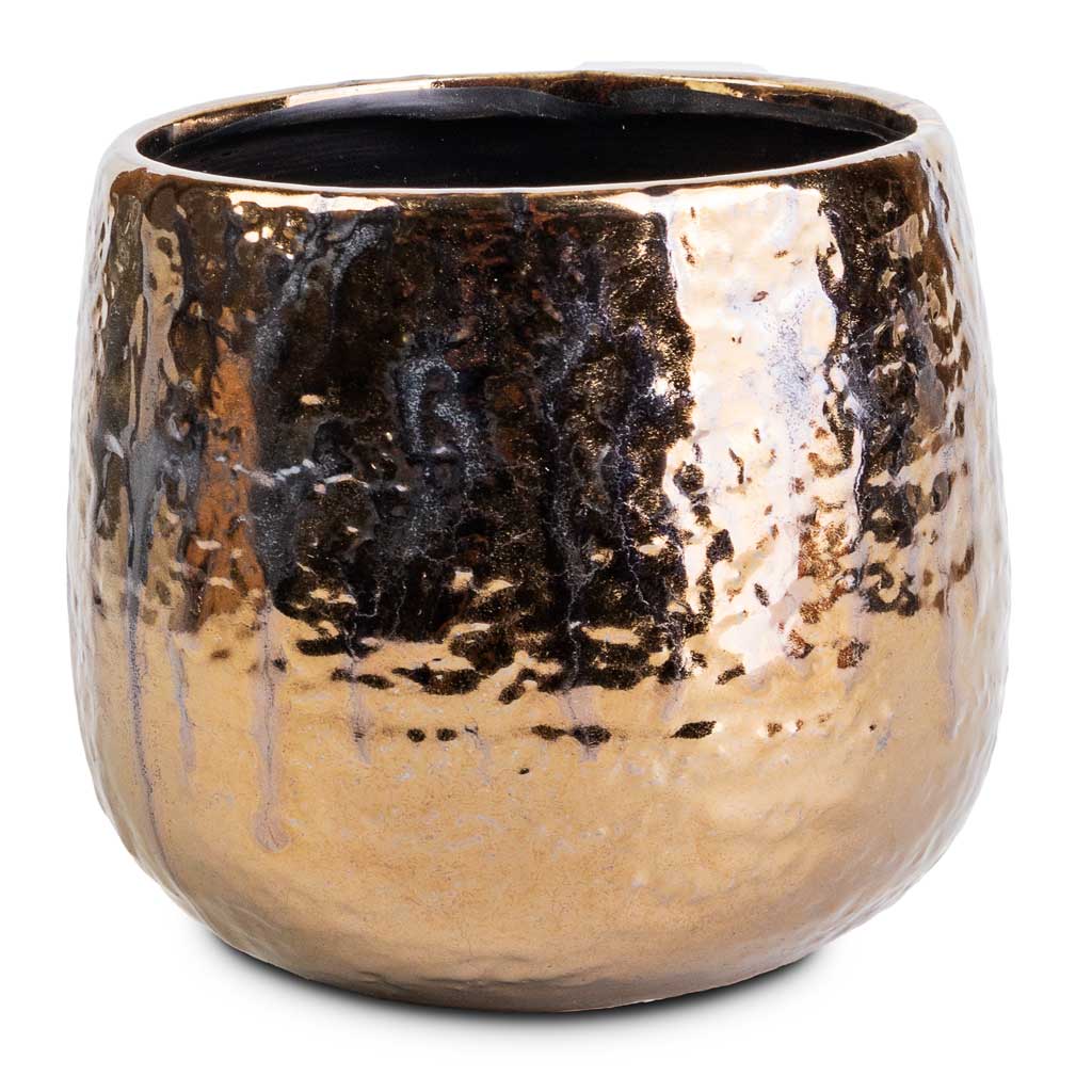 Yvette Plant Pot - Gold - Small