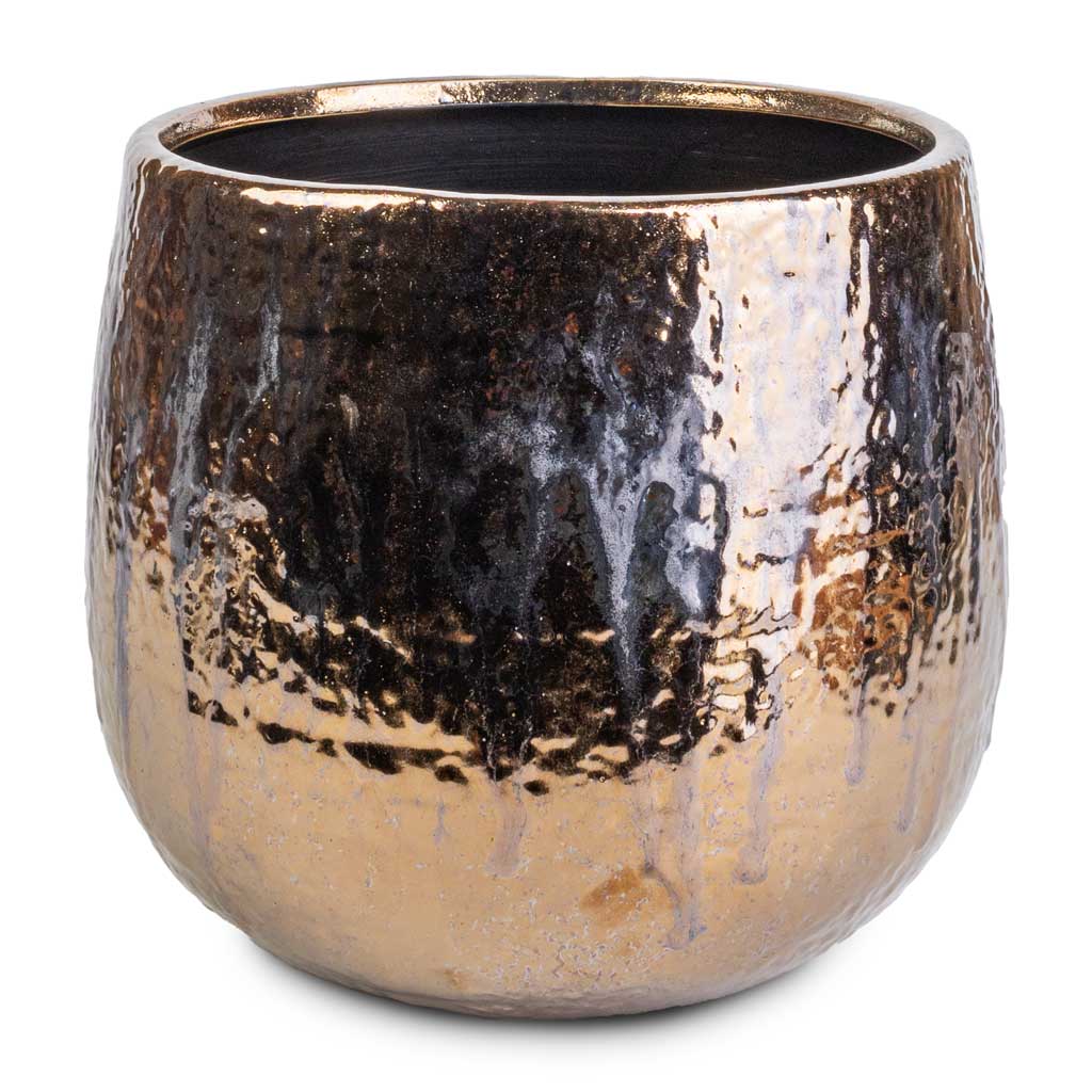Yvette Plant Pot - Gold - Large