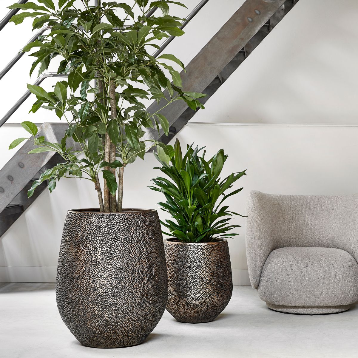 Opus Metallic Planters