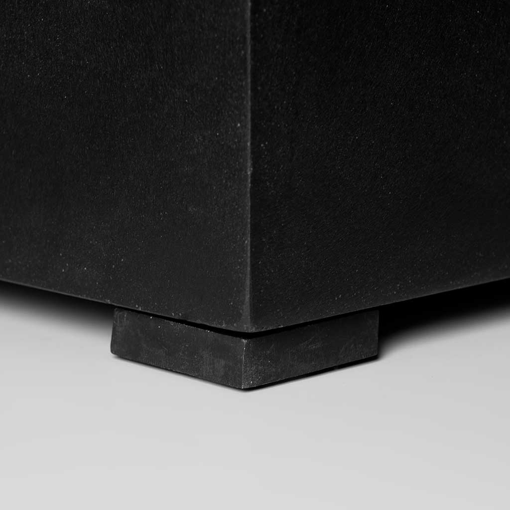 black ceramic plant pot feet Plant Pot Feet - Set of 4 - Black | Hortology
