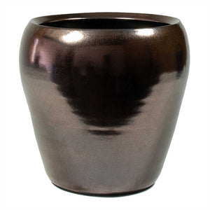 Amora Plant Pot - Black Gold - Medium