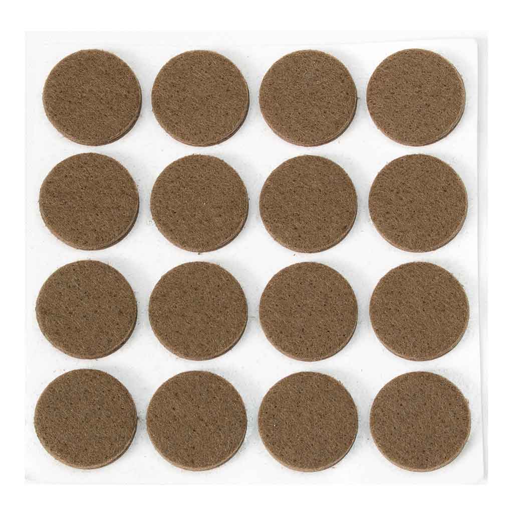 Anti-Scratch Felt Pads Pack of 16 x 22mm