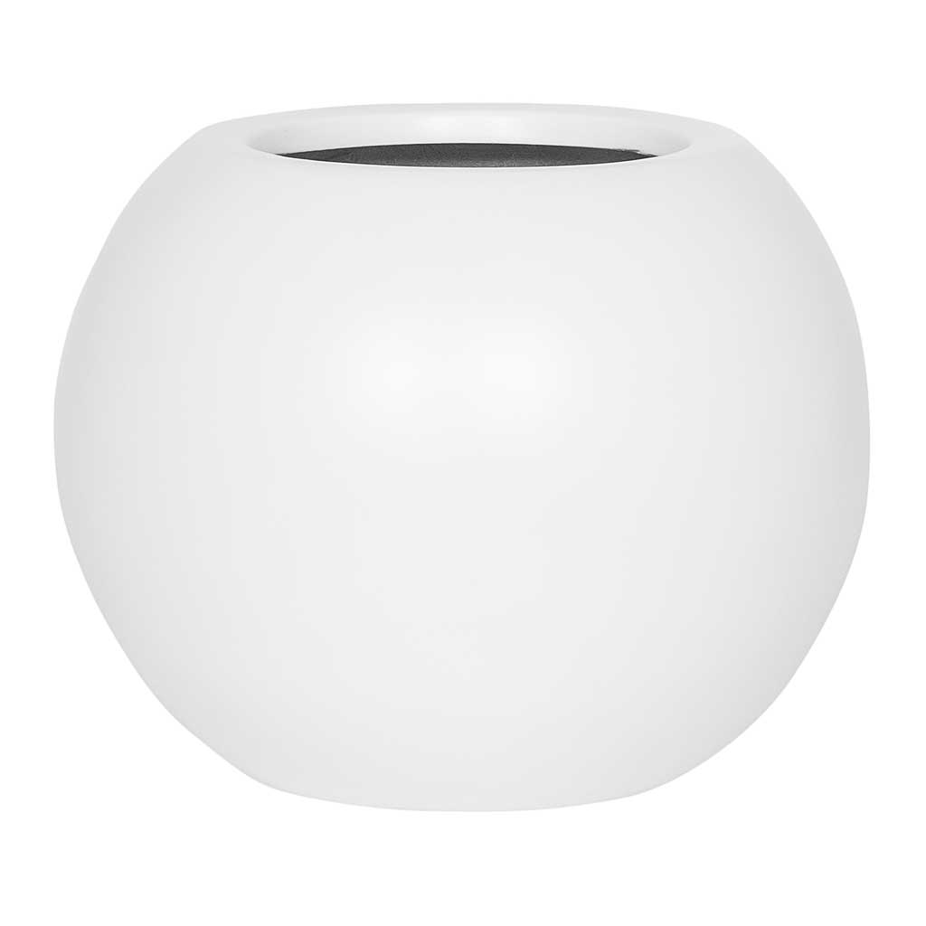 Beth Essentials Ball Plant Pot - Matt White - Quality Plant Pots |  Hortology