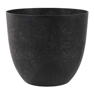 Bola Artstone Plant Pot - Black - Large XL