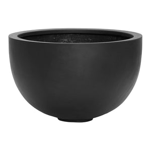 Bowl Natural Planter - Black 45cm