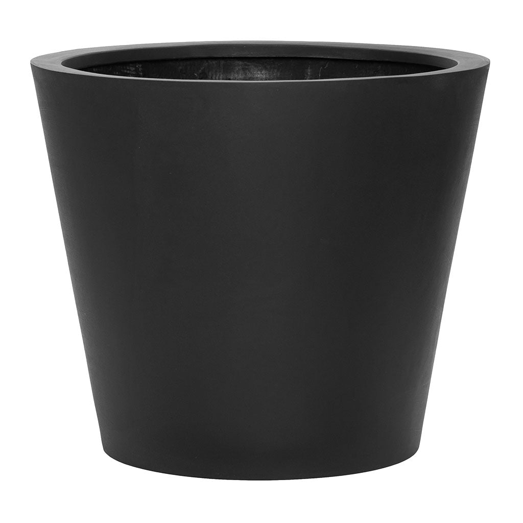 Bucket Natural Planter - Black
