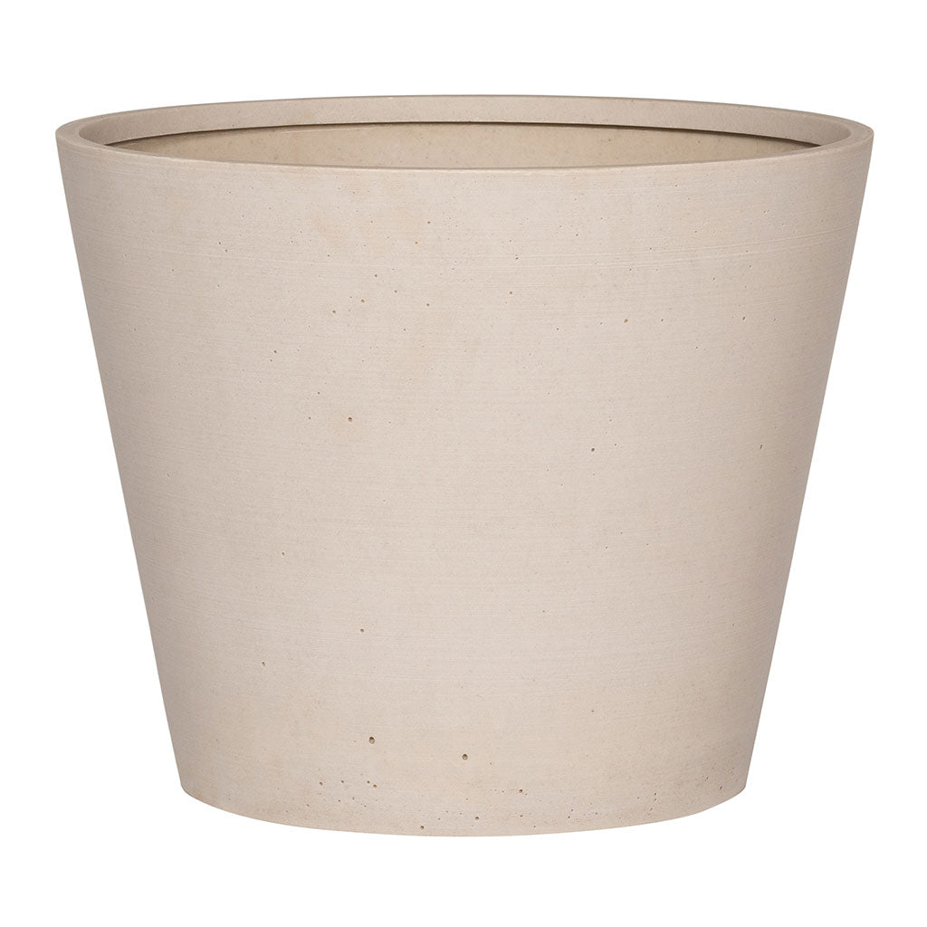 Bucket Refined Planter - Natural White 50cm