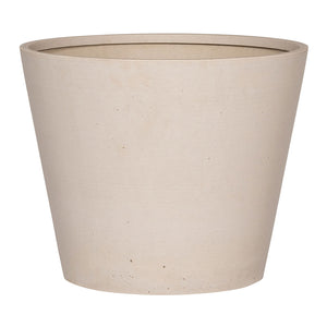 Bucket Refined Planter - Natural White 50cm