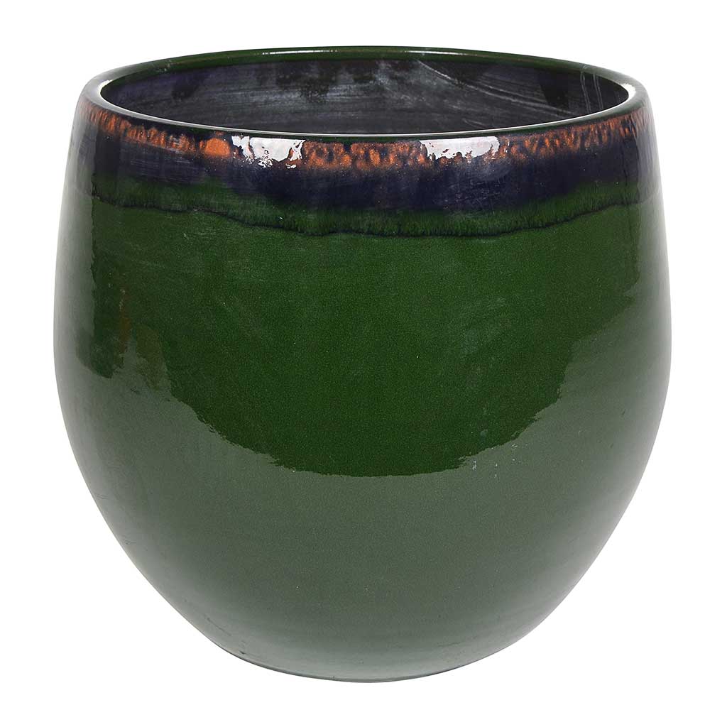 Charlotte Plant Pot - Green - Large