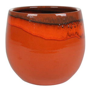 Charlotte Plant Pot - Red Orange - Large