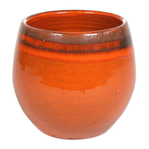 Charlotte Plant Pot - Red Orange - Medium