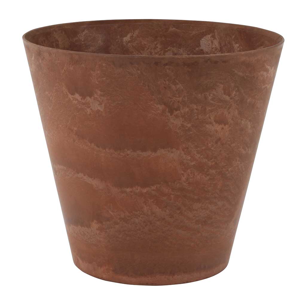 Claire Artstone Plant Pot - Rust - Large XL