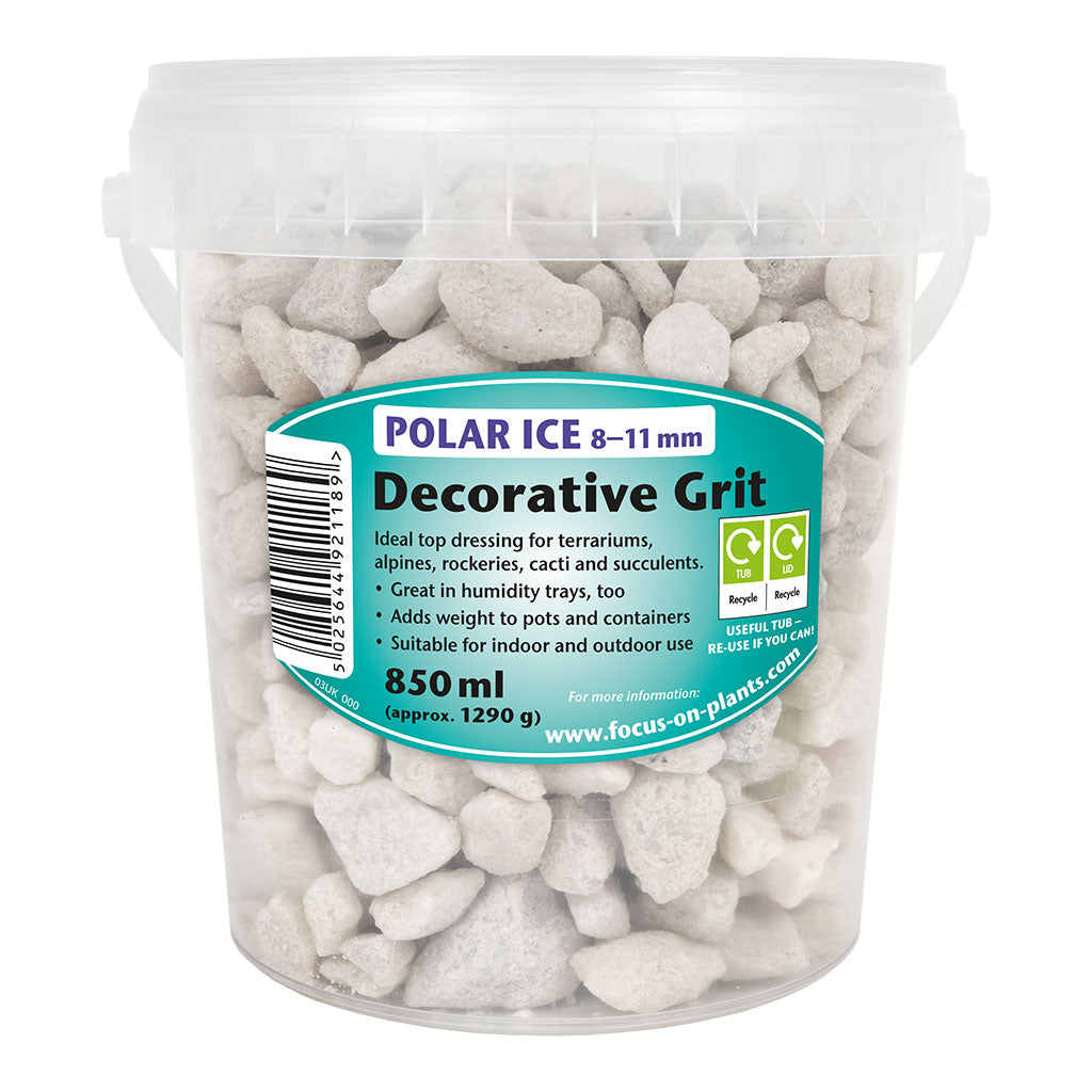 Decorative Grit 8 - 11mm Polar Ice 850ml