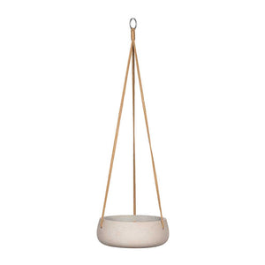 Eileen Hanging Plant Bowl - Grey Washed