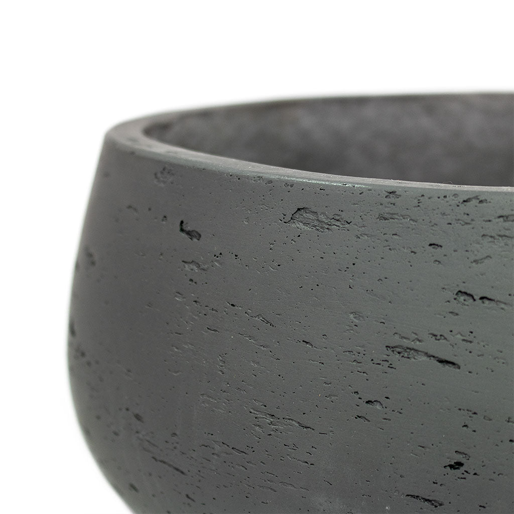 Pottery Pots - Pot Eileen L Gris Washed - Grand Pot De Design Élégant Avec Trou De Drainage