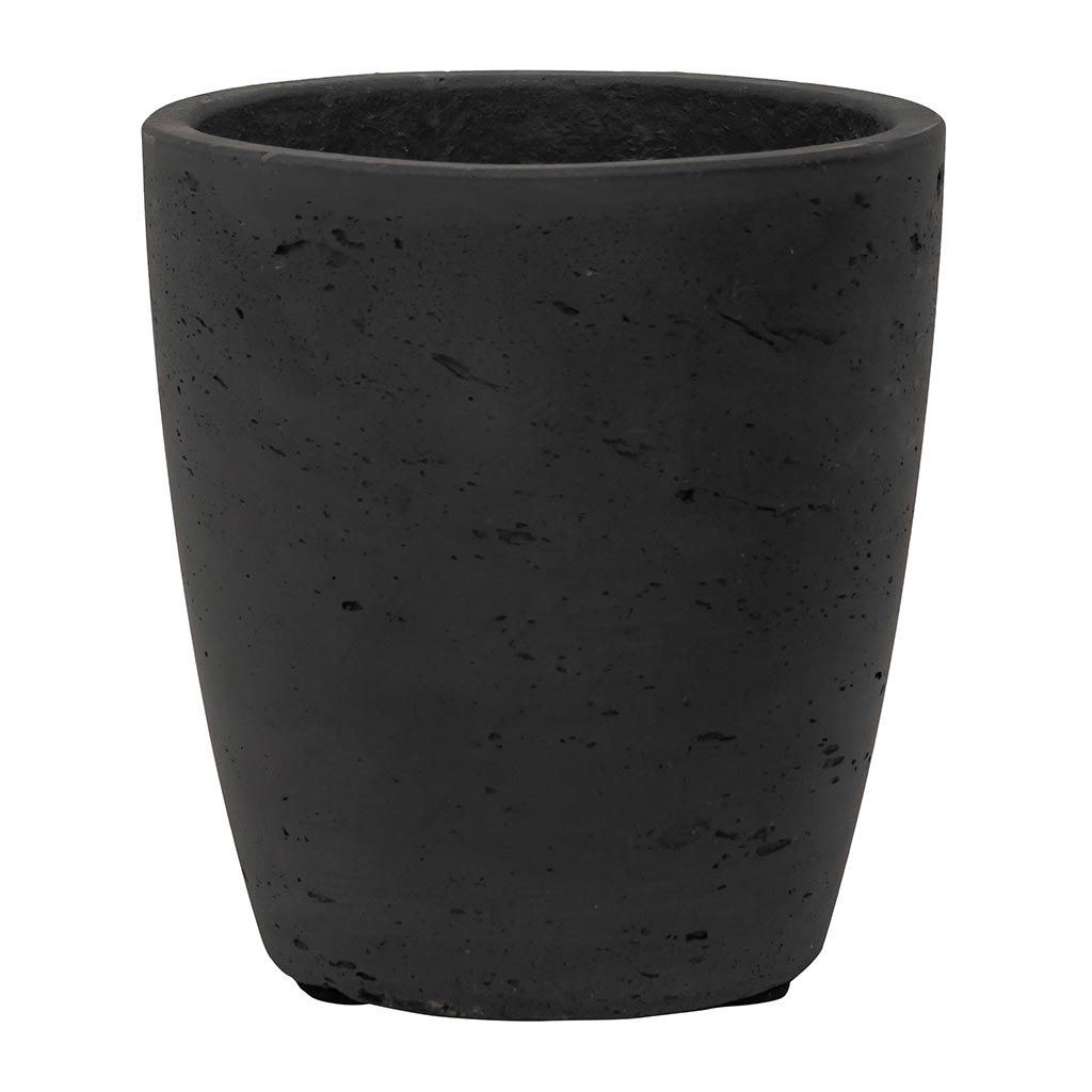 Gerben Plant Pot Black Washed