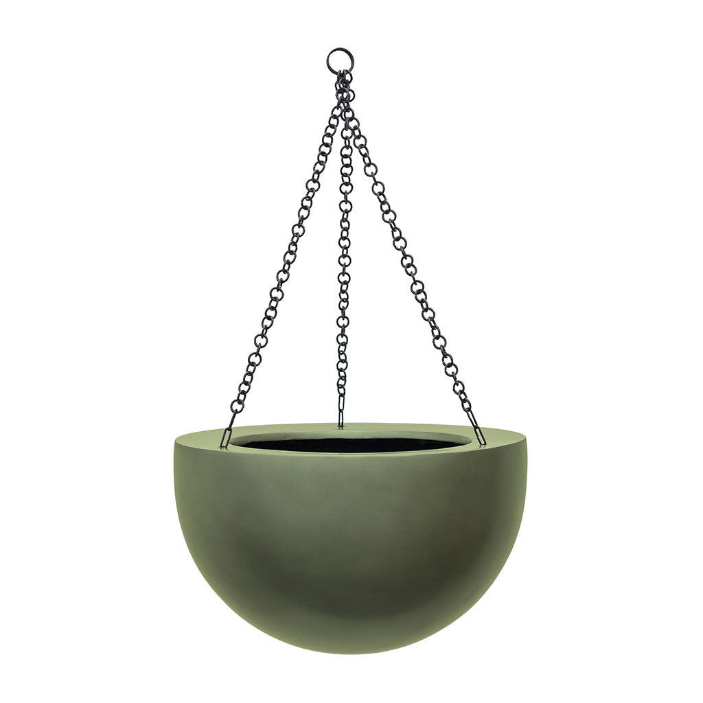 macrame plant hanger with jute Gradient Hanging Plant Bowl - Matt Forest Planter | Hortology
