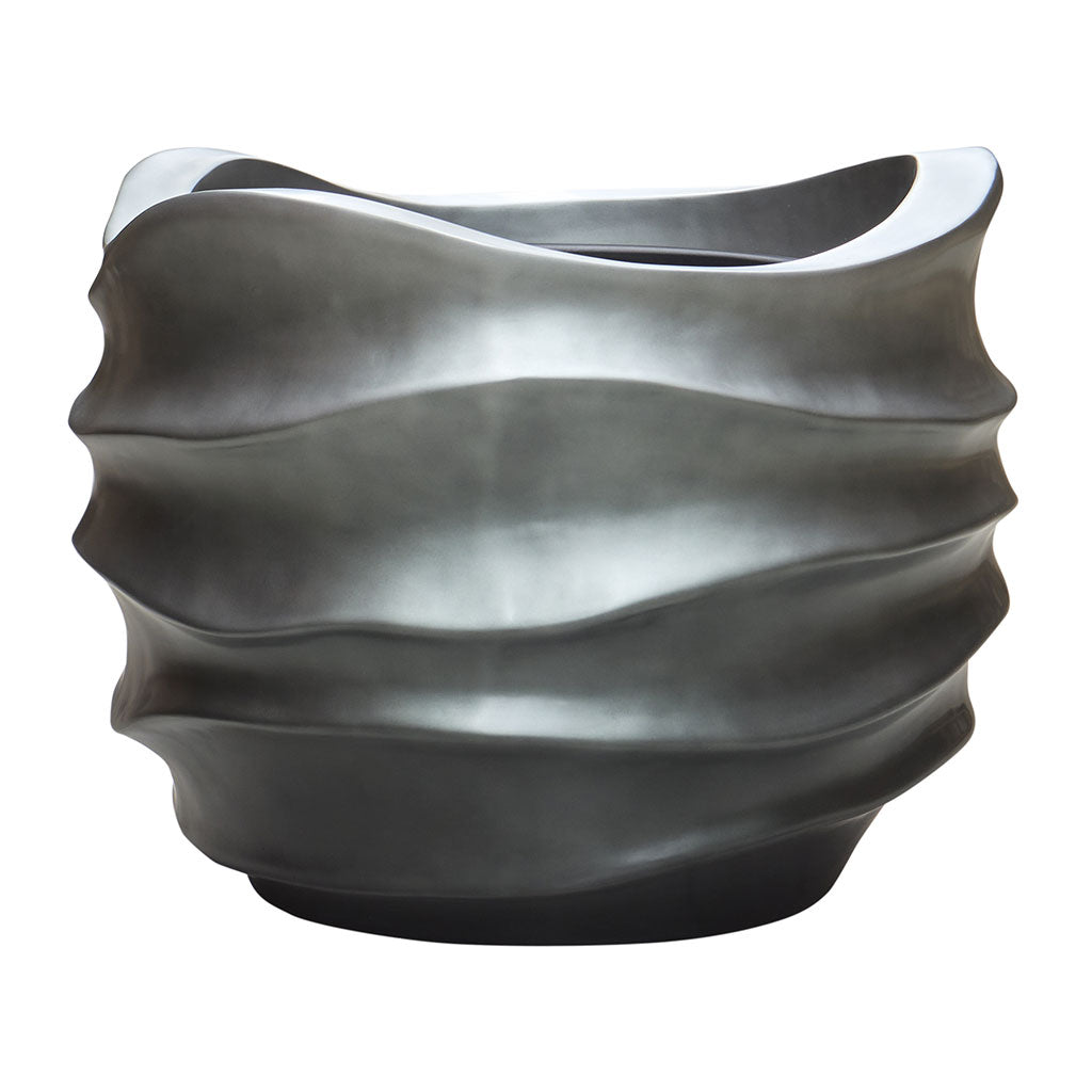 Gradient Lee Couple Planter - Matt Grey L