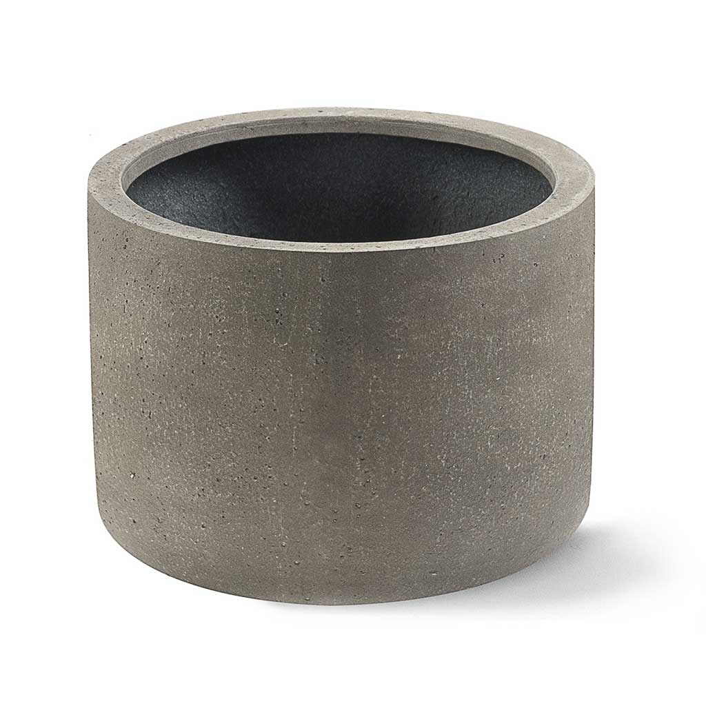 Grigio Cylinder Planter - Natural Concrete