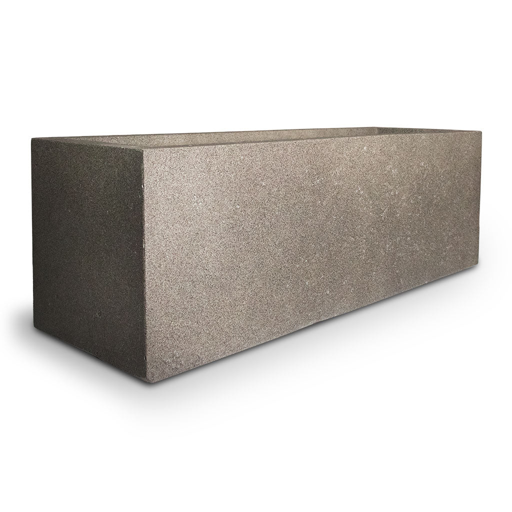 Grigio Trough Planter - Natural Concrete