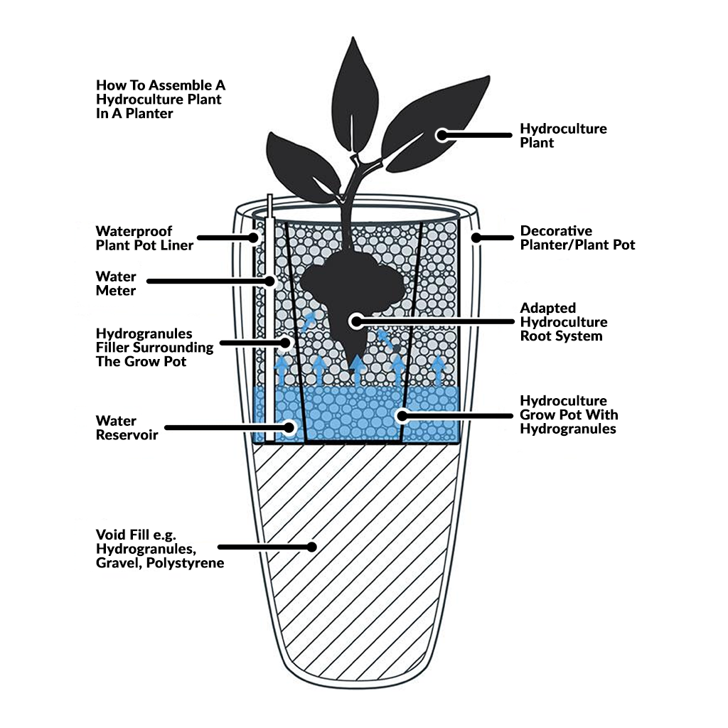 How To Assemble A Hydroculture Plant In A Plant Pot