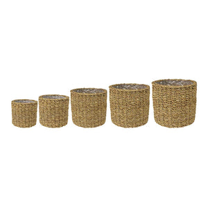 Ido Plant Baskets - Set of 5 - Natural