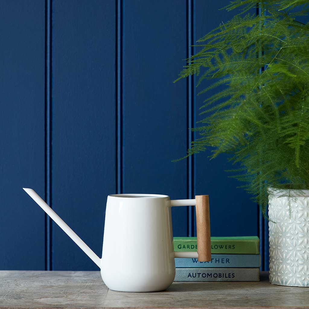 Indoor Watering Can 0.7L - Stone with Beech Handle