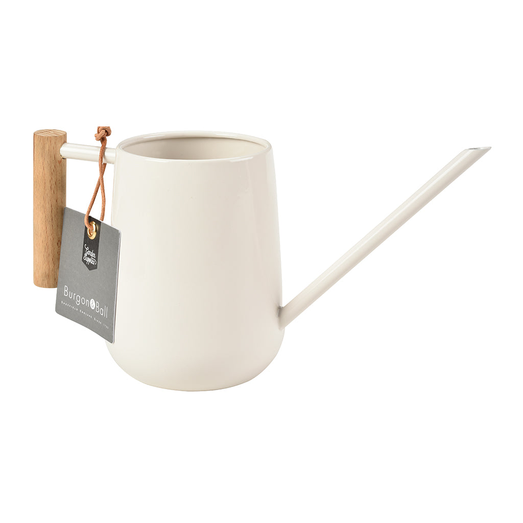Indoor Watering Can 0.7L - Stone with Beech Handle