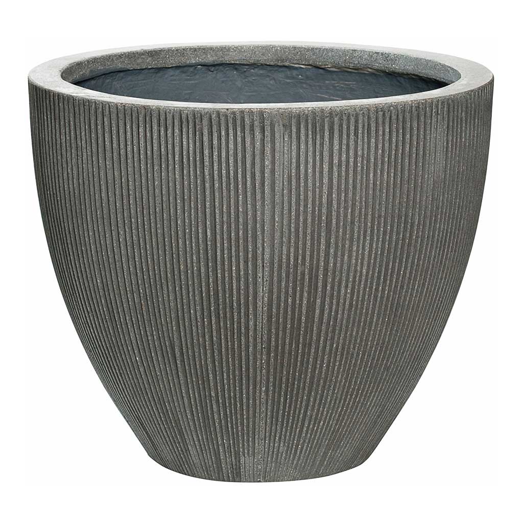 Pot pour plante en porcelaine URBAN – coloris SHADOW GREY – LAPADD