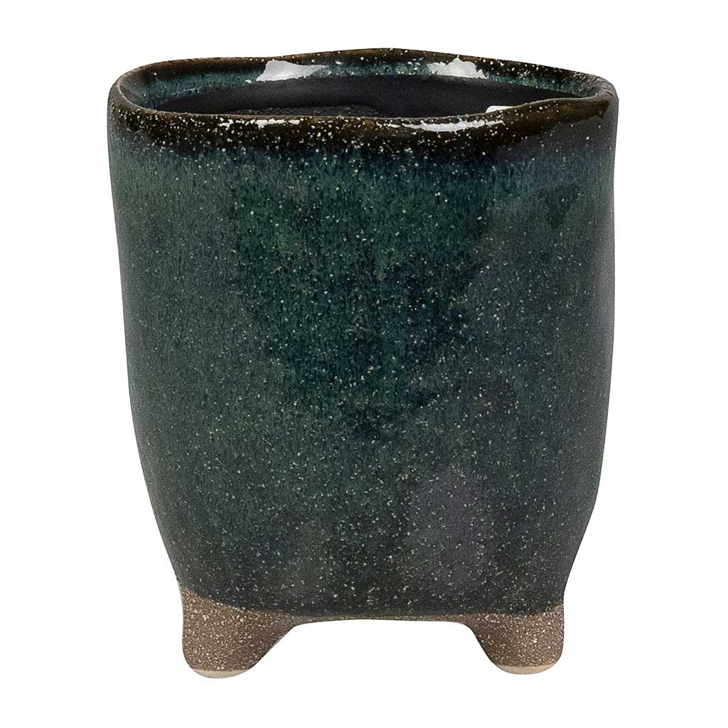 Kaat Plant Pot - Petrol - Small