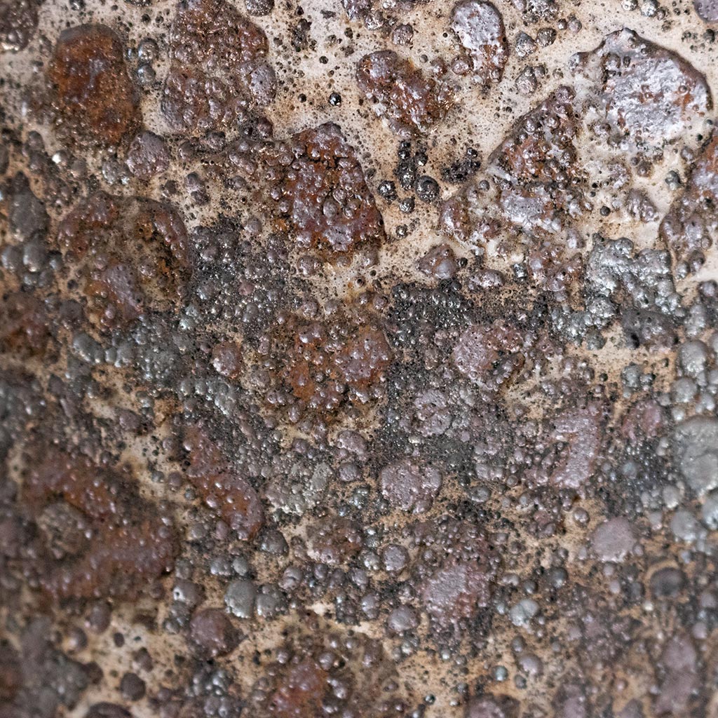 Lava Bowl Relic Planter Rust