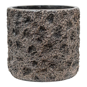 Luxe Lite Moon Cylinder Planter Bronze Small