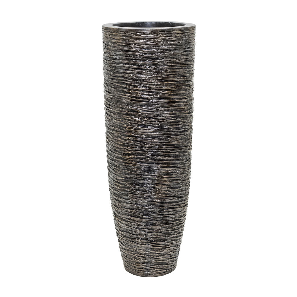 Luxe Lite Wrinkle Partner Planter - Bronze 105cm