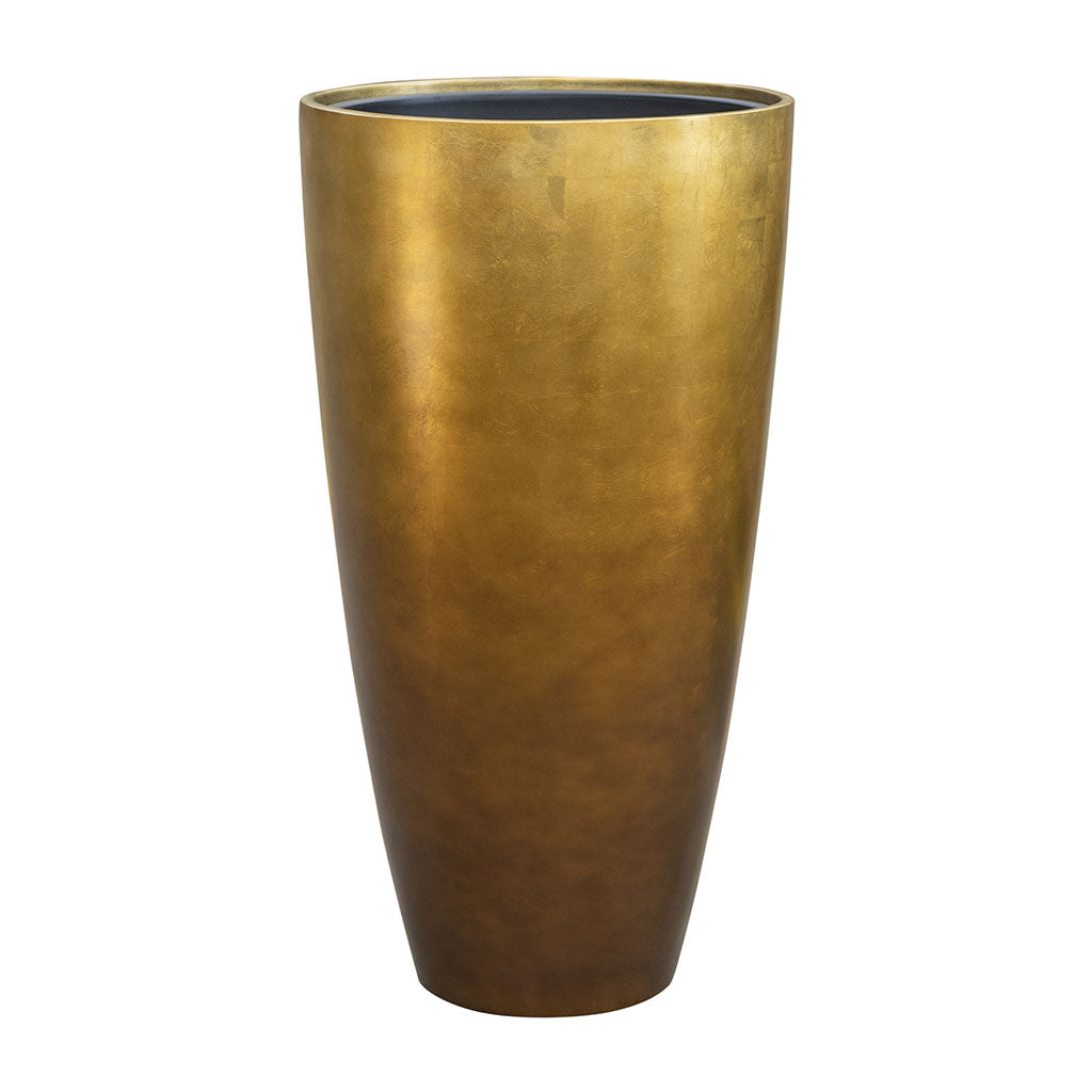 Metallic Partner Planter - Matt Honey 49 x 90cm