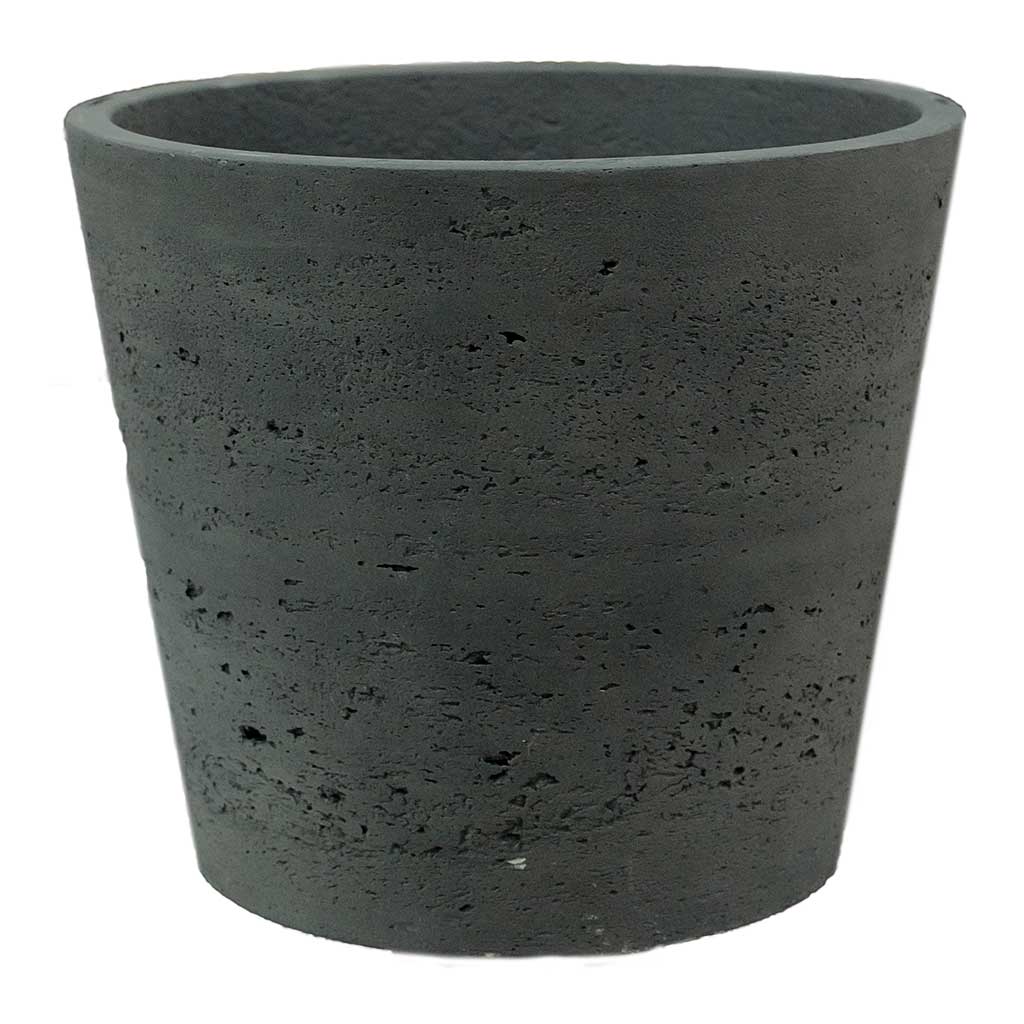 Mini Bucket Plant Pot Black Washed - Large