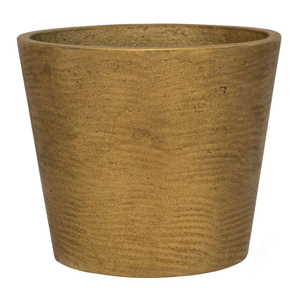 Mini Bucket Plant Pot - Metallic Gold Small